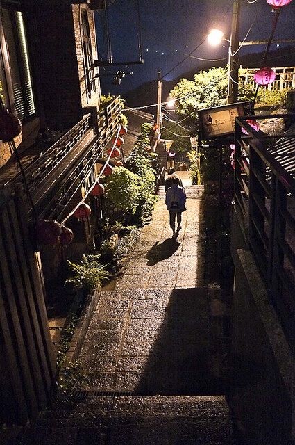雨中的九份<br />