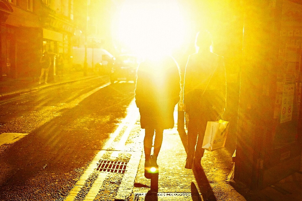 Towards sunlight