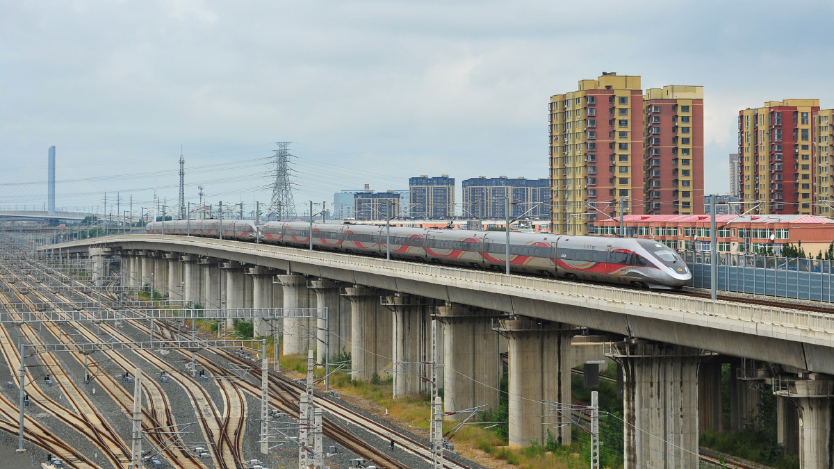 京沈高铁复兴号智能动车组cr400bfgz
