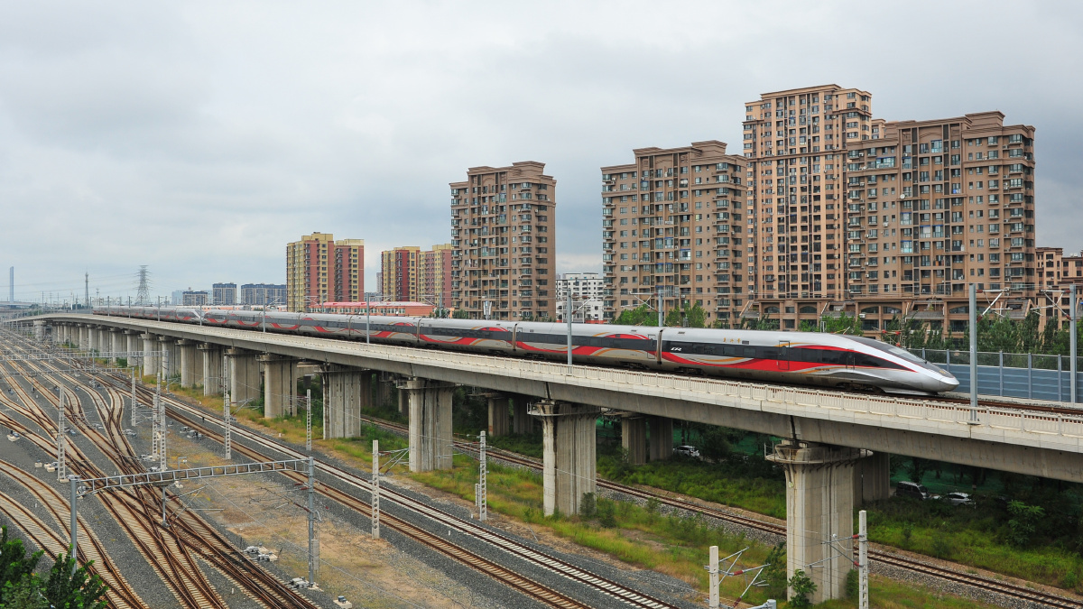 京沈高铁复兴号智能动车组cr400bfgz