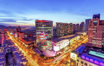 西安路夜景！！！