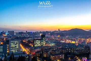 夜色大工，牛角俯瞰