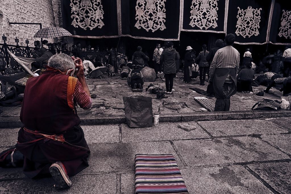 大昭寺,每日皆有此景。