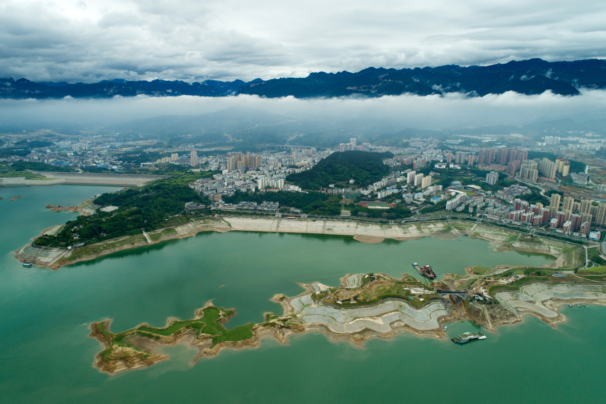 于湖北宜昌秭归县茅坪镇无人机照片.王罡摄 - 上善若水937 - 图虫