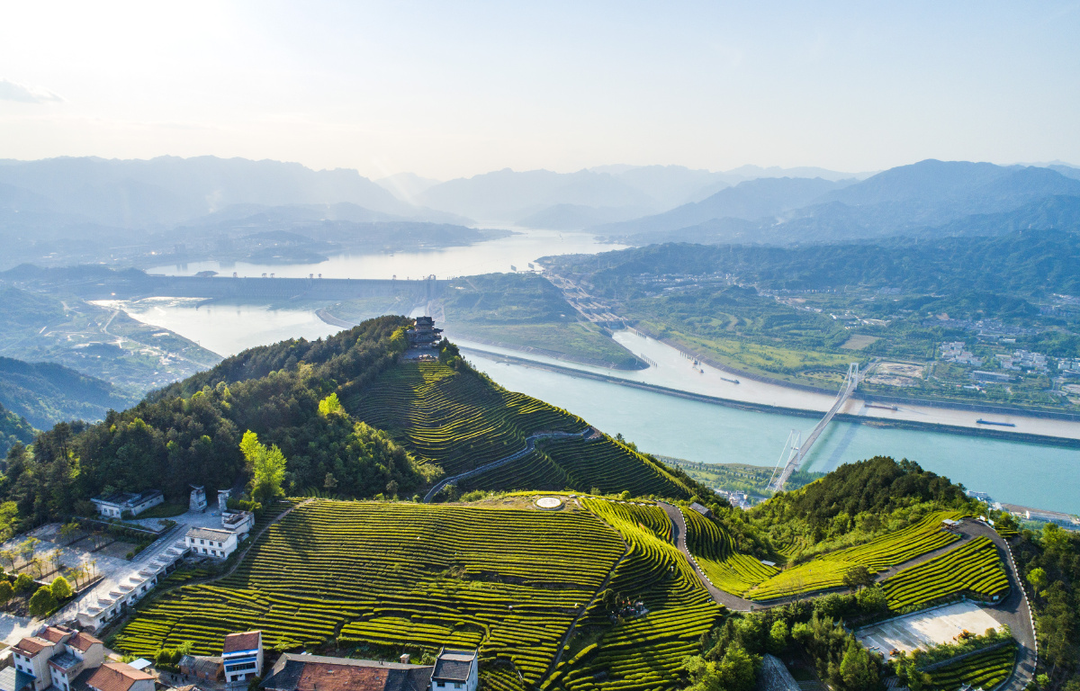 三峡四月天202004于湖北省宜昌市秭归县无人机照片