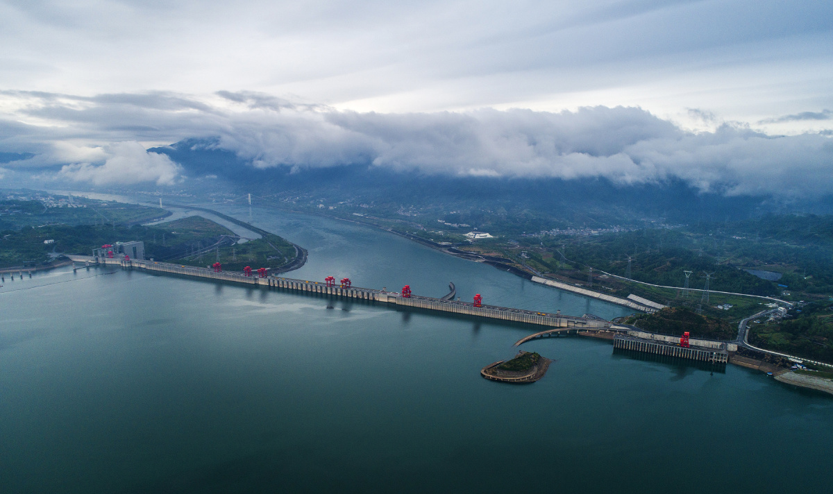 三峡四月天202004于湖北省宜昌市秭归县无人机照片