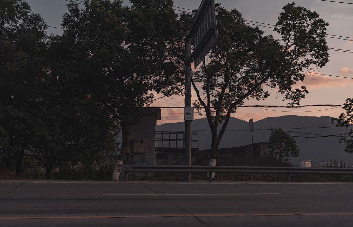 黄昏的日系街道调色分享