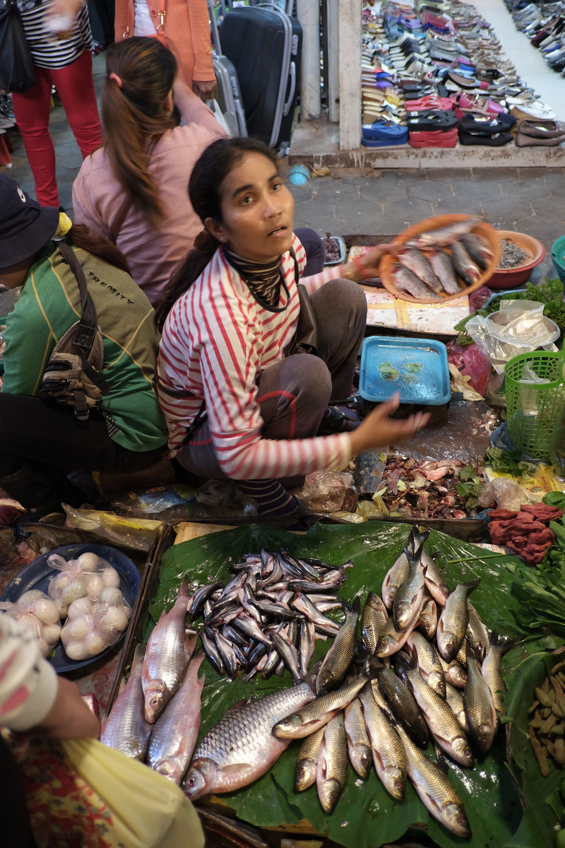 柬埔寨暹粒街头闲逛中.