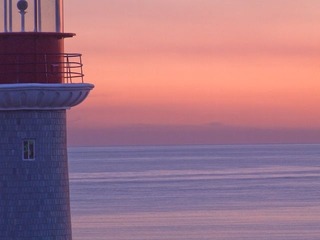 军港 夕阳