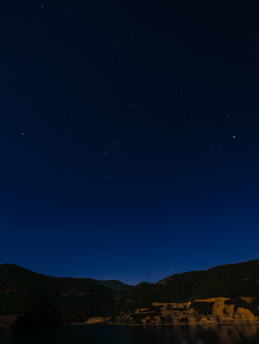 星空 br /> 可惜看不见银河