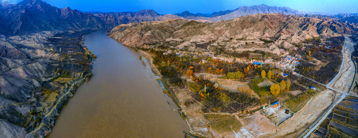 黄河黑山峡入口