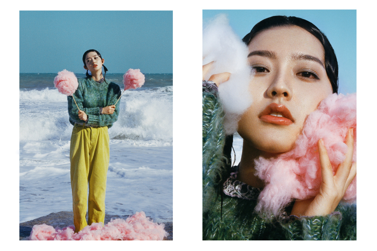 《浪漫藏于身后》| @婴宁lasw 外面的花已经开得很像样了, 我看到海浪