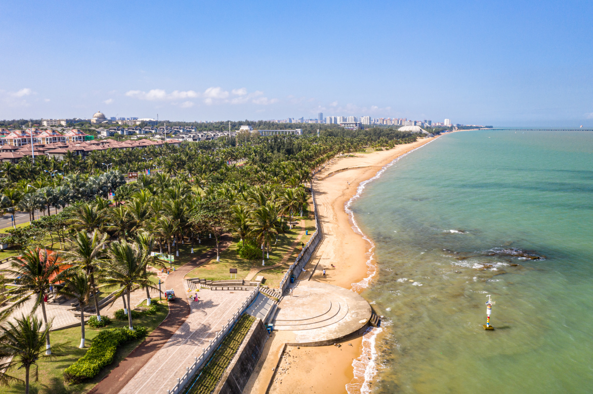 海南海口秀英滨海大道观海台