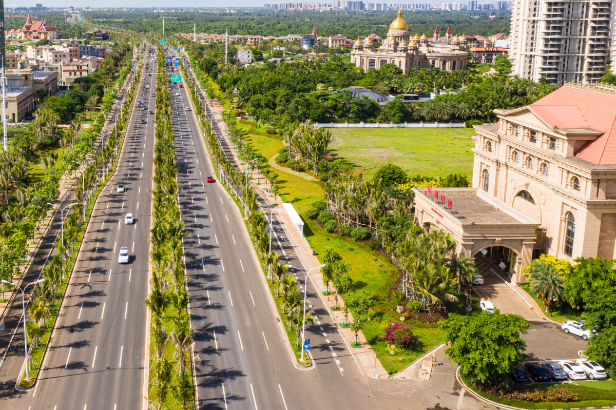 海口迎宾大道风光