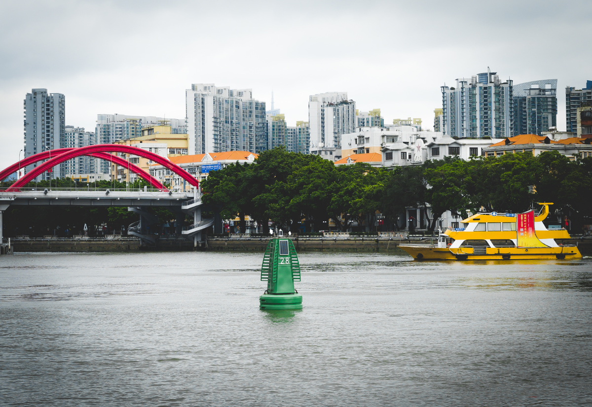 新型冠状病毒疫情,2020春节的广州,从沙面开始的沿江大道 - 汗牛识途