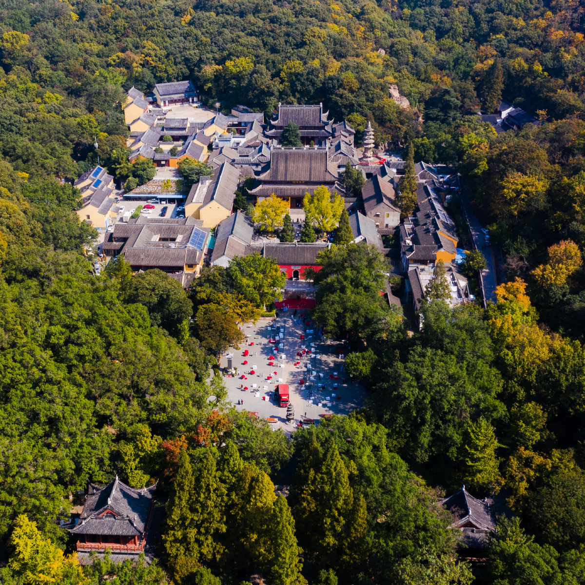 栖霞寺全景 - 汗牛识途中 - 图虫
