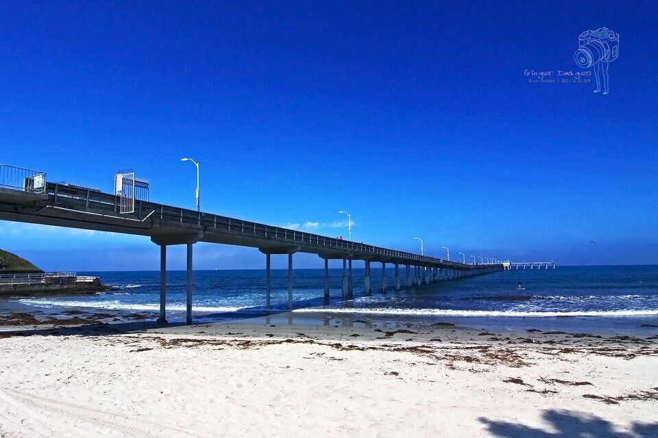 Ocean Pier，西岸第一长<br />
