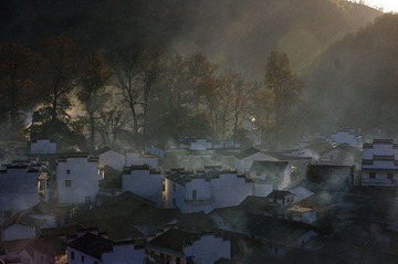 江西婺源石城早晨6