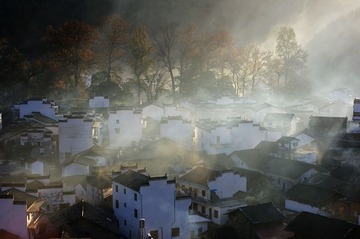 江西婺源石城早晨8