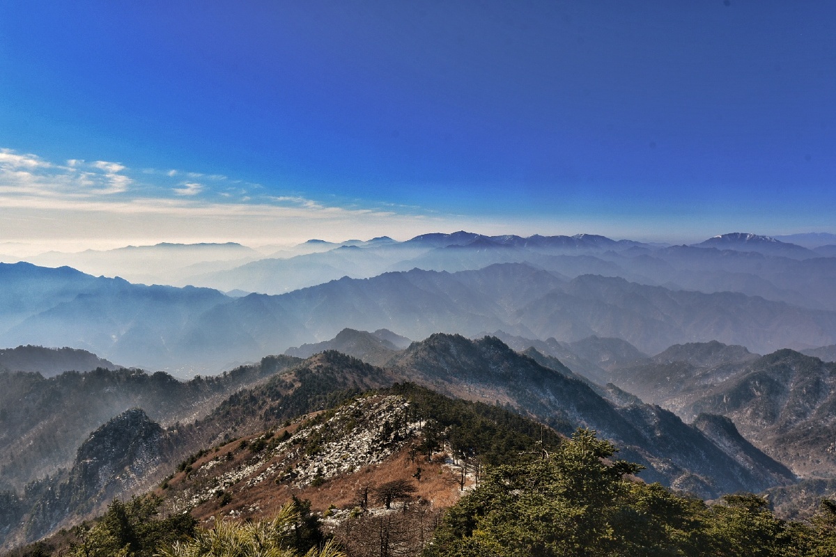 秦岭冰晶顶