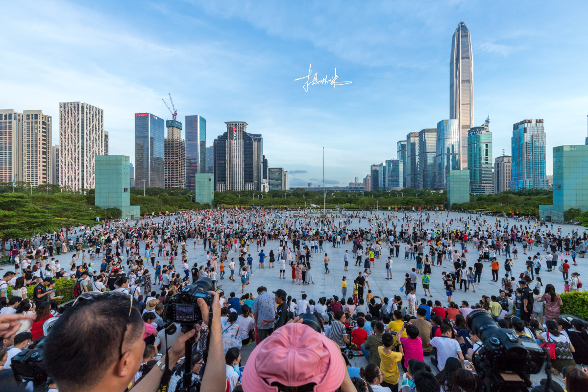 深圳灯光秀之人海秀4