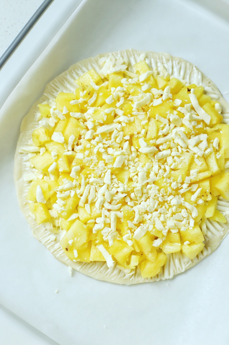 93手抓饼版·菠萝披萨(吃不到披萨的日子,想着法儿也要吃~) 95