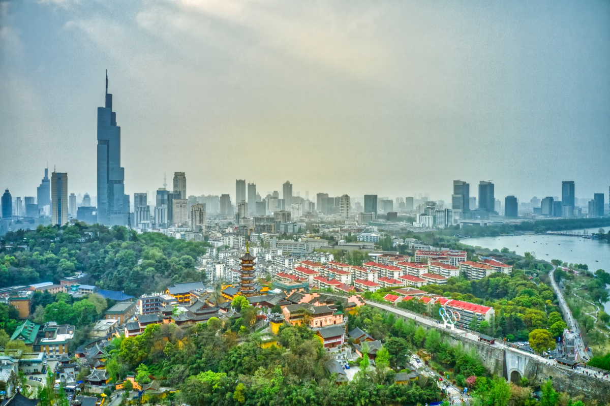 俯瞰南京