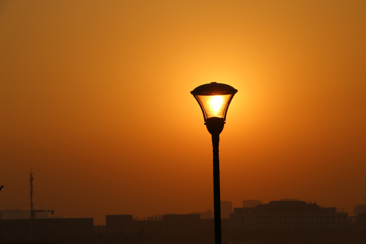 夕阳灯