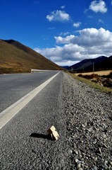 新都桥路上