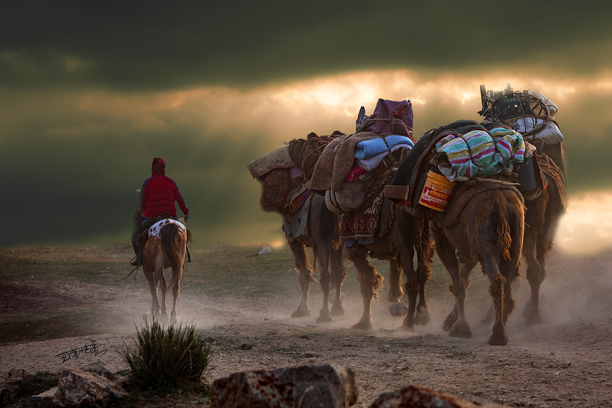 古道西风瘦马,夕阳西下 - 三墨映像 - 图虫网 - 优质摄影师交流社区