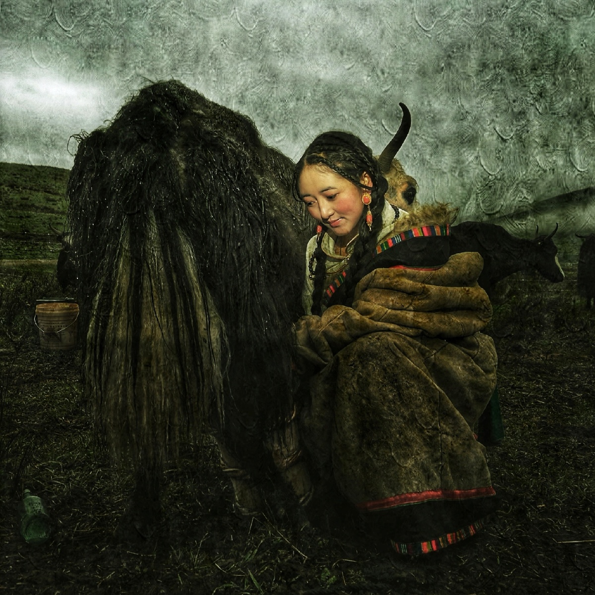 2018年6月,华为mate10手机拍于四川省红原县,后期toolwiz