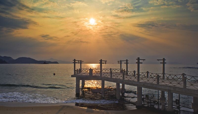 大梅沙日出
