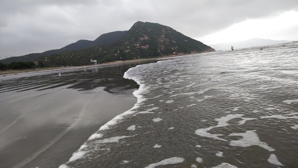 旅游随拍台山黑沙滩