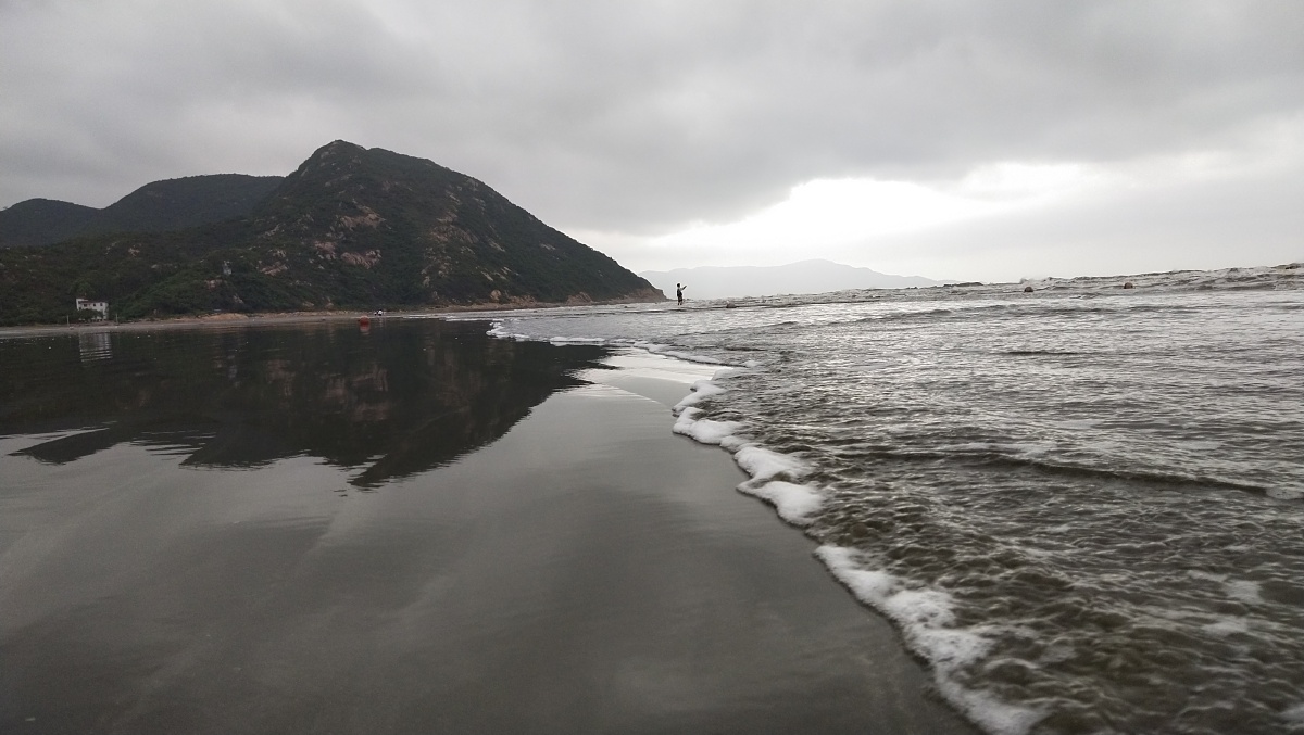 旅游随拍台山黑沙滩