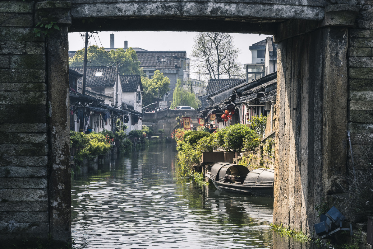 水乡绍兴八字桥