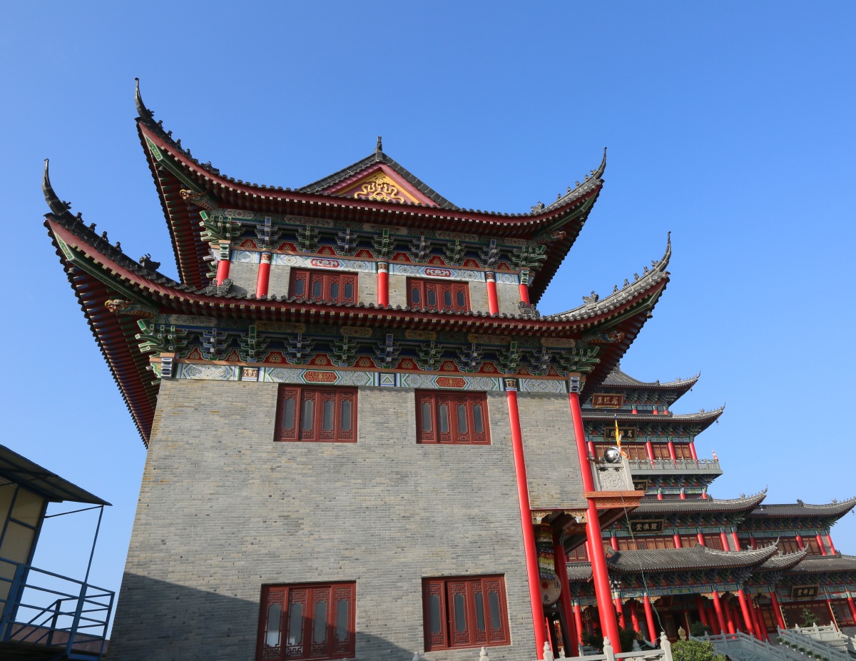 扩建中水仙古寺