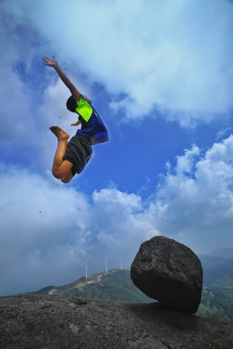 东白山之巅:我要飞得更高!