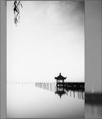 亭@湖 黑白