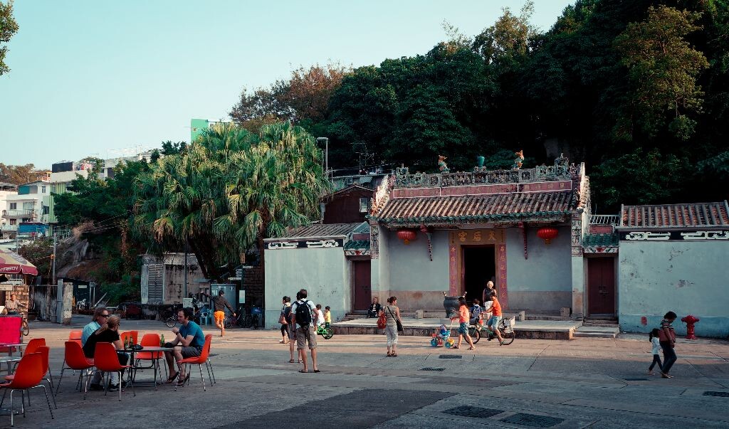 天后廟，島上共有四座天后廟，我走過了兩座