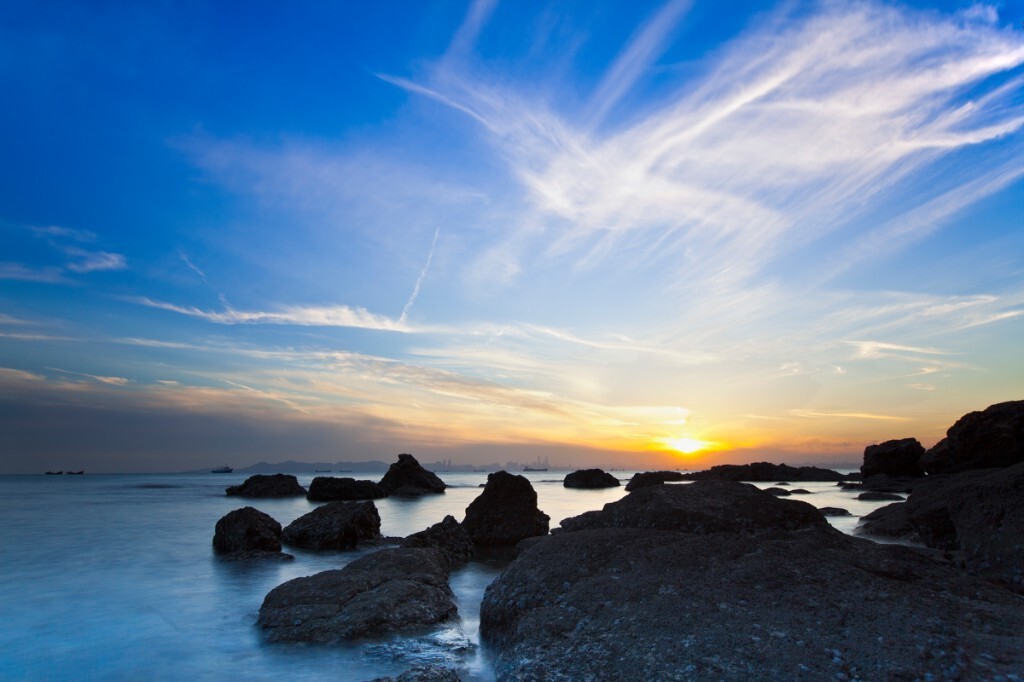 夕阳西下
