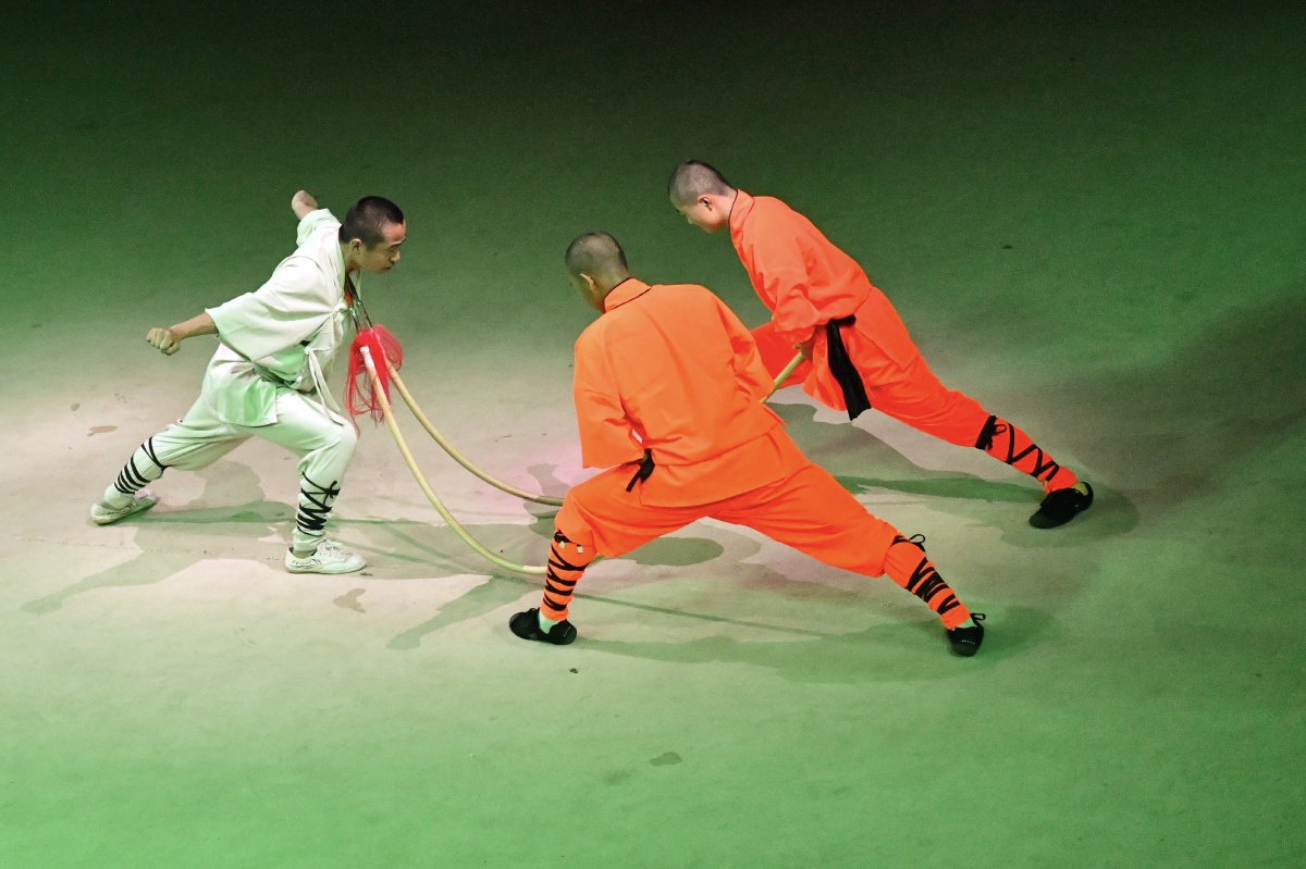 少林功夫:双枪封喉