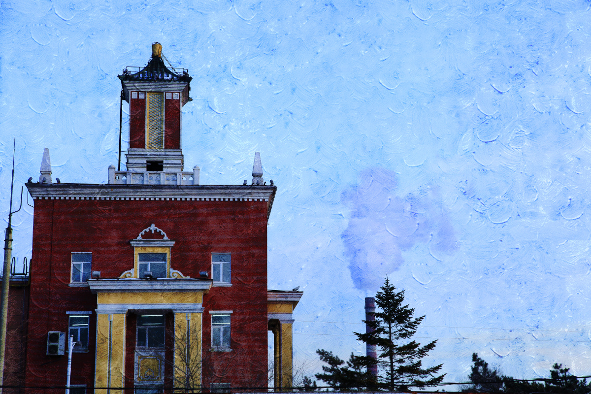 中国第一汽车制造厂 br /> 上世纪40年代的苏式建筑,一进入厂区就能