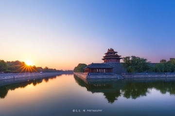 角楼晨光