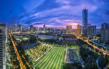 台风夜色