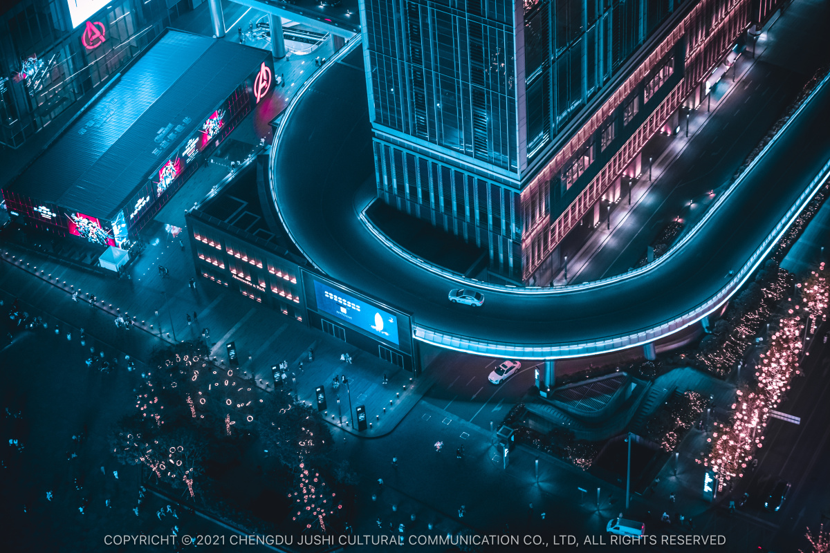 成都远洋太古里赛博朋克