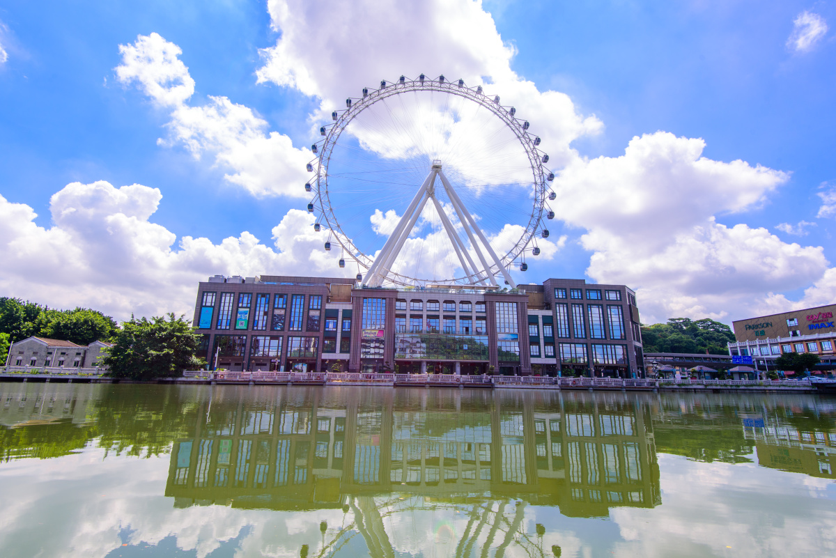 广东中山市的一河两岸之景--岐江桥 - 醉梦人生