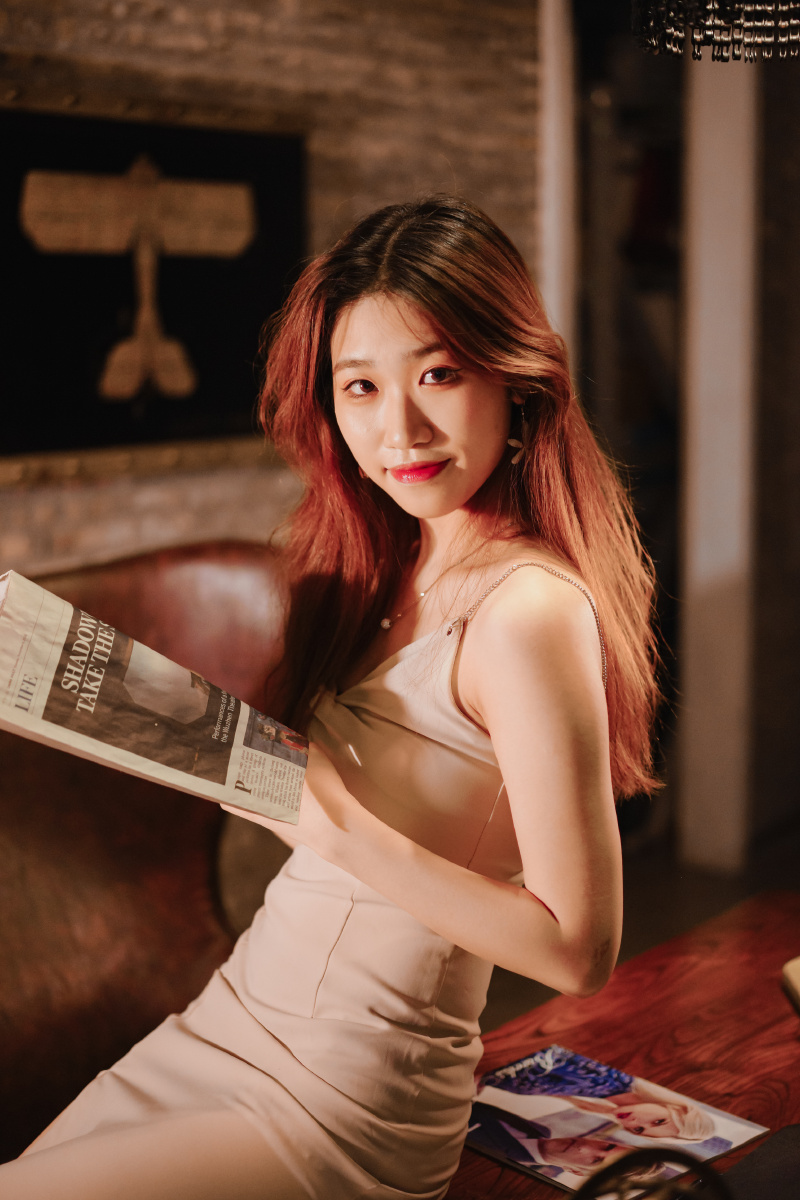 冷荧视觉暖色调人像小姐姐真的太好看了好上镜