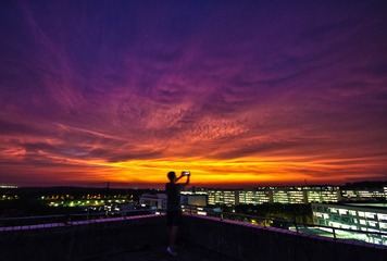 2014.05.16主楼拍日落