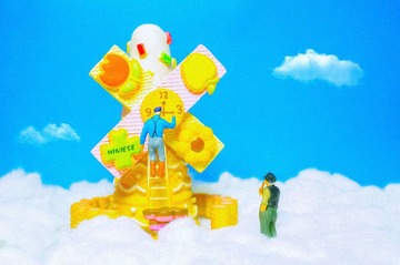 压缩 大钟油画