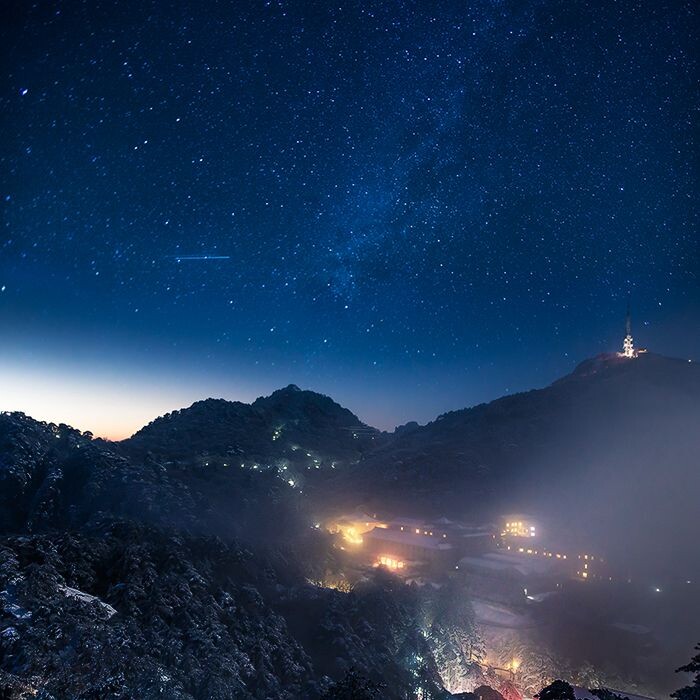 摄于黄山。